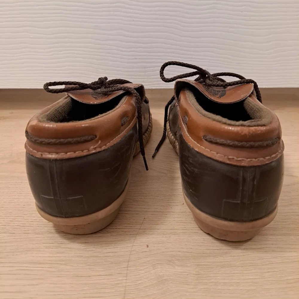 Kodiak Canada's Boot‎ Brown Tan Rubber Waterproof Duck Boat Shoes Size 7